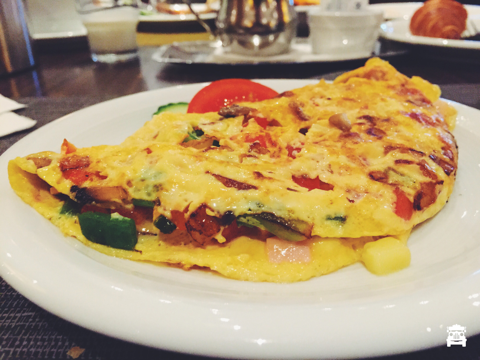 From the omelette bar! mmm