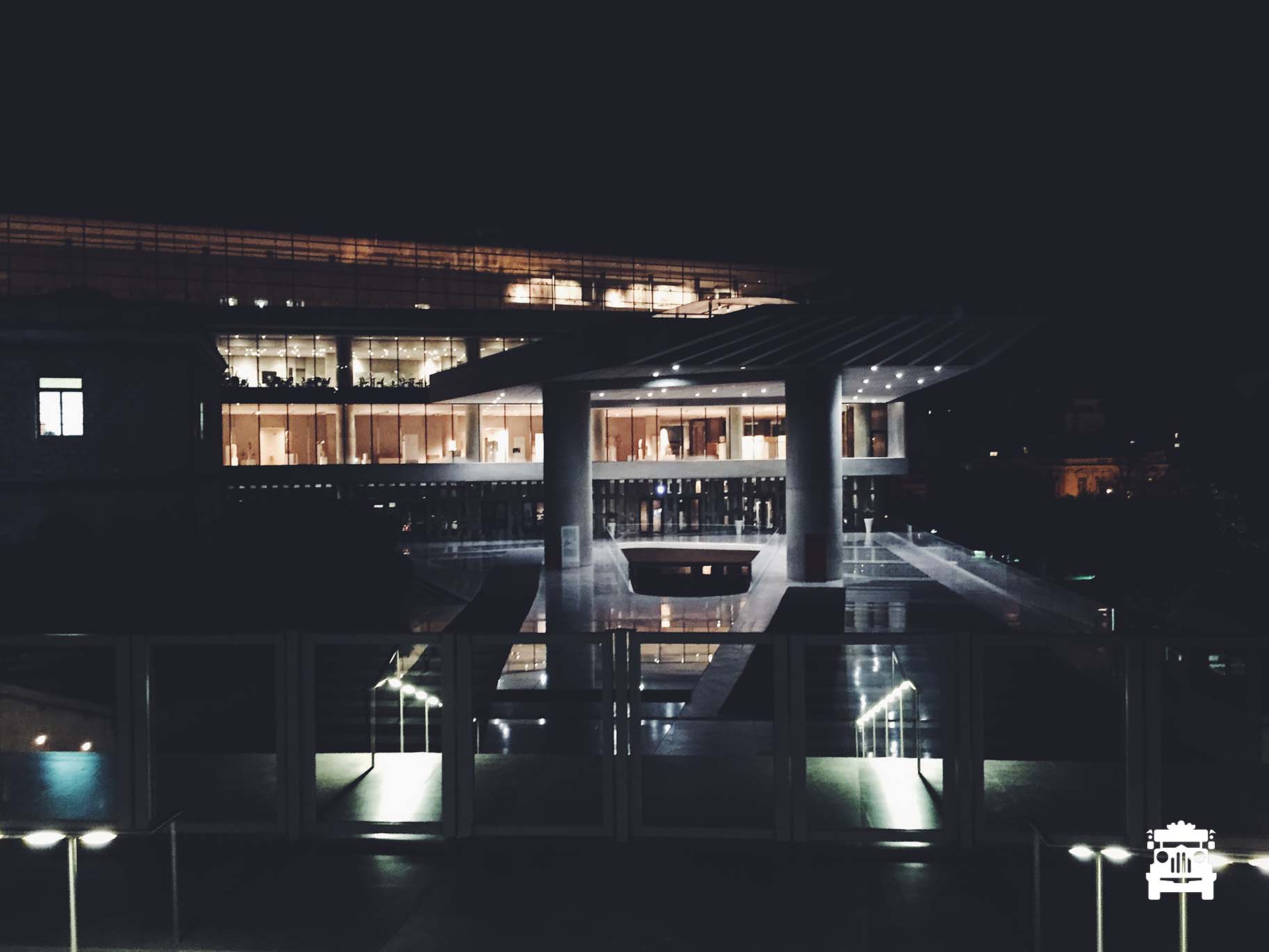 Acropolis Museum at night